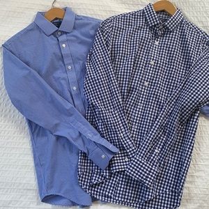 BUNDLE- (2) J Crew Thompson Flex Dress Shirts